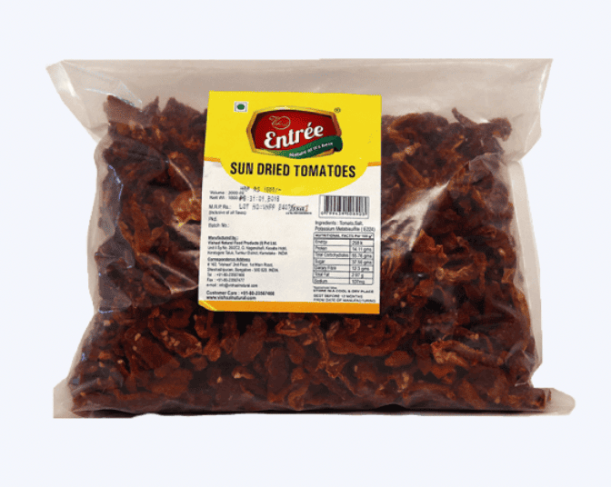 Entree - Sun Dried Tomatoes, 1 Kg (Pack of 1)