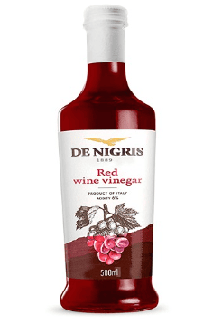 De Nigris - Red Wine Vinegar 6%, 1 L (Pack of 1)