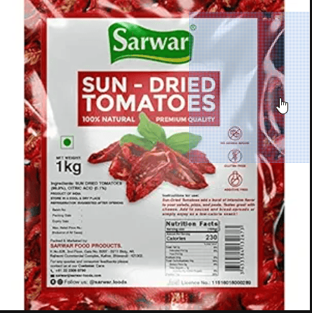 Sarwar - Sun Dried Tomatoes, 1Kg (Pack of 1)