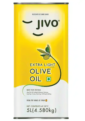 Jivo - Extra Light Olive Oil, 5 L (Pack of 1)