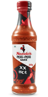 Nandos - Peri Peri Sauce XX Hot, 250 gm (Pack of 1)