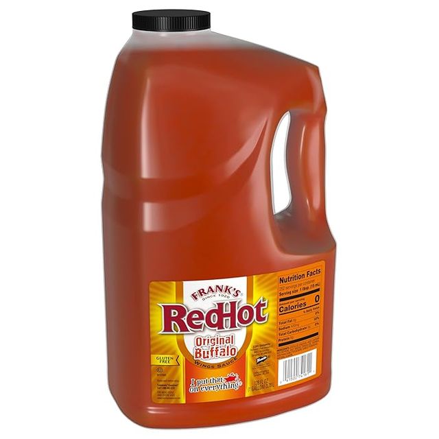 Frank's- Red Hot Wings Buffalo Sauce, 3.78 L (Pack of 1)