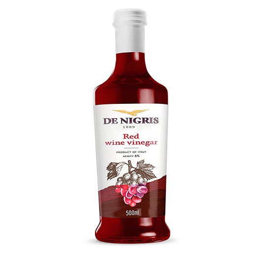 De Nigris - Wine Vinegar Red, 1 L (Pack of 1)