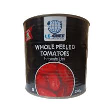 Le Chef - Peeled Tomatoes, 2.55 Kg (Pack of 1)