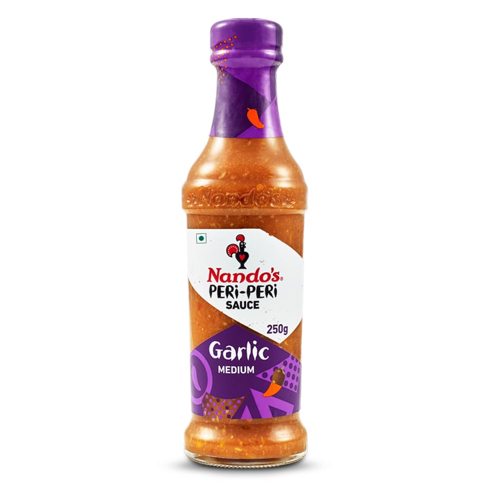 Nandos - Peri Peri Sauce Garlic, 250 gm (Pack of 1)