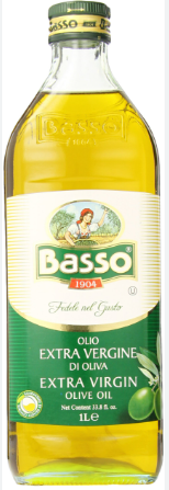 Basso - Olive Oil Extra Virgin, 1 L (Pack of 1)