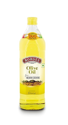 Borges - Olive Oil (For Indian Cooking), 1 L (Pack of 1)
