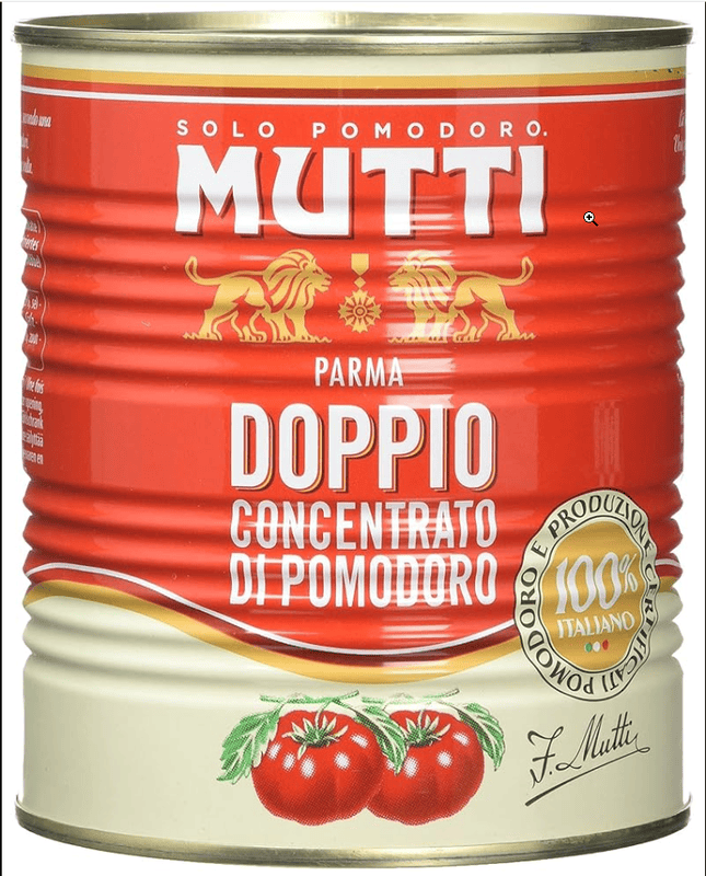 Mutti - Double Concentrated Tomato Paste, 880 gm (Pack of 1)
