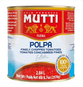 Mutti - Chopped Tomatoes, 2.97 Kg (Pack of 1)