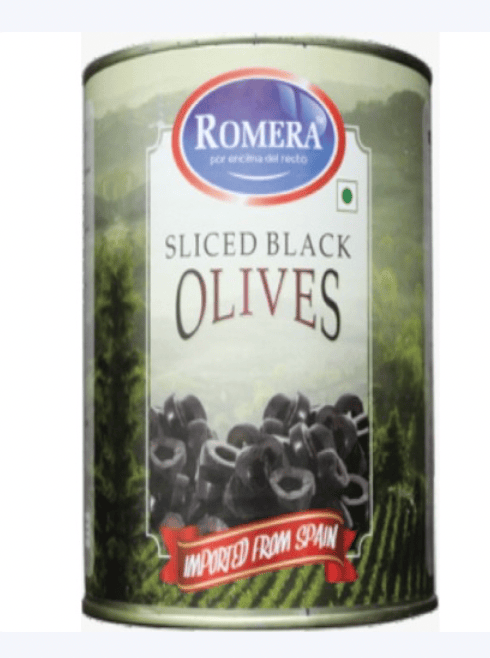 Romera - Olives Black Sliced, 2.9-3 Kg (Pack of 1)