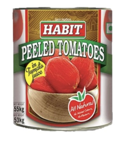 Habit - Tomato Peeled, 2.55 Kg (Pack of 1)