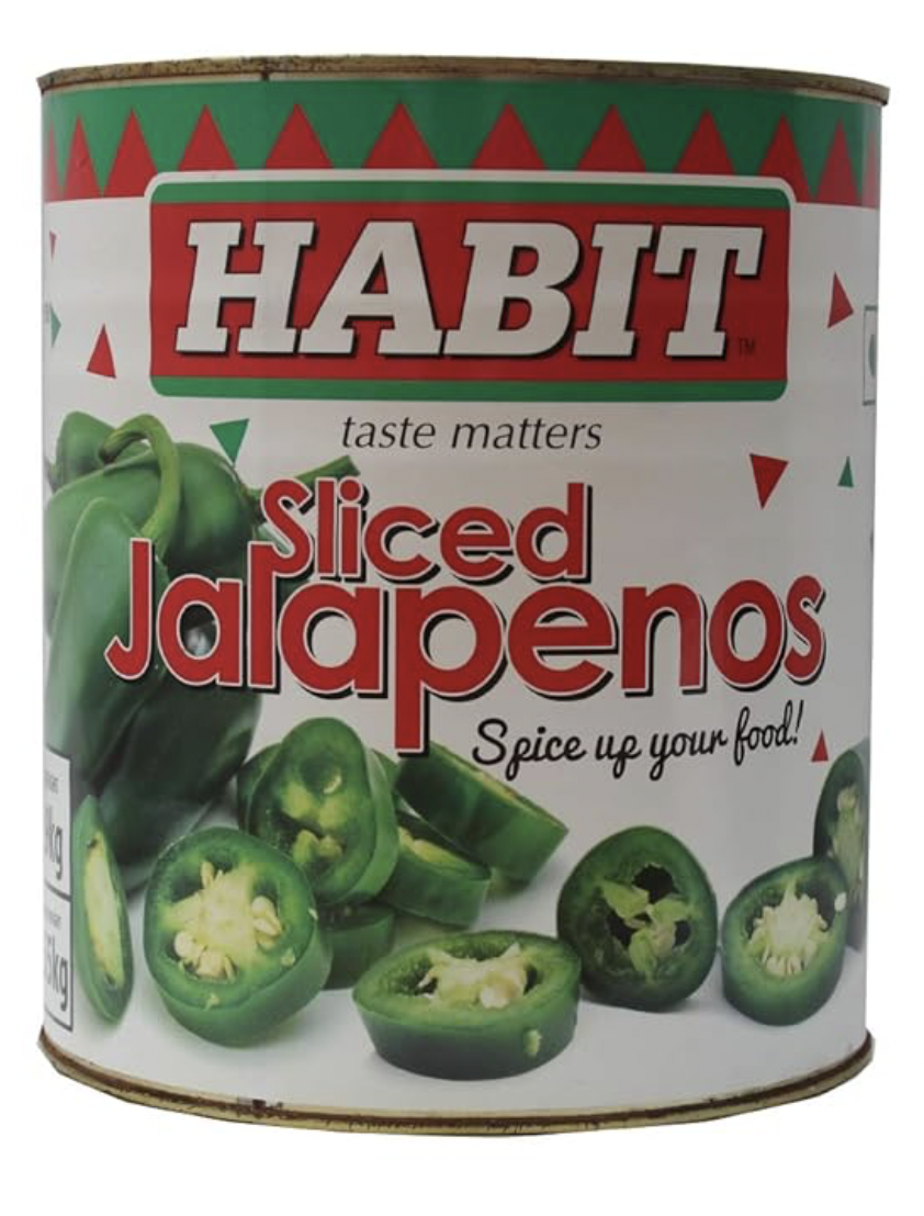 Habit - Jalapeno Sliced, 2.9 Kg (Pack of 1)