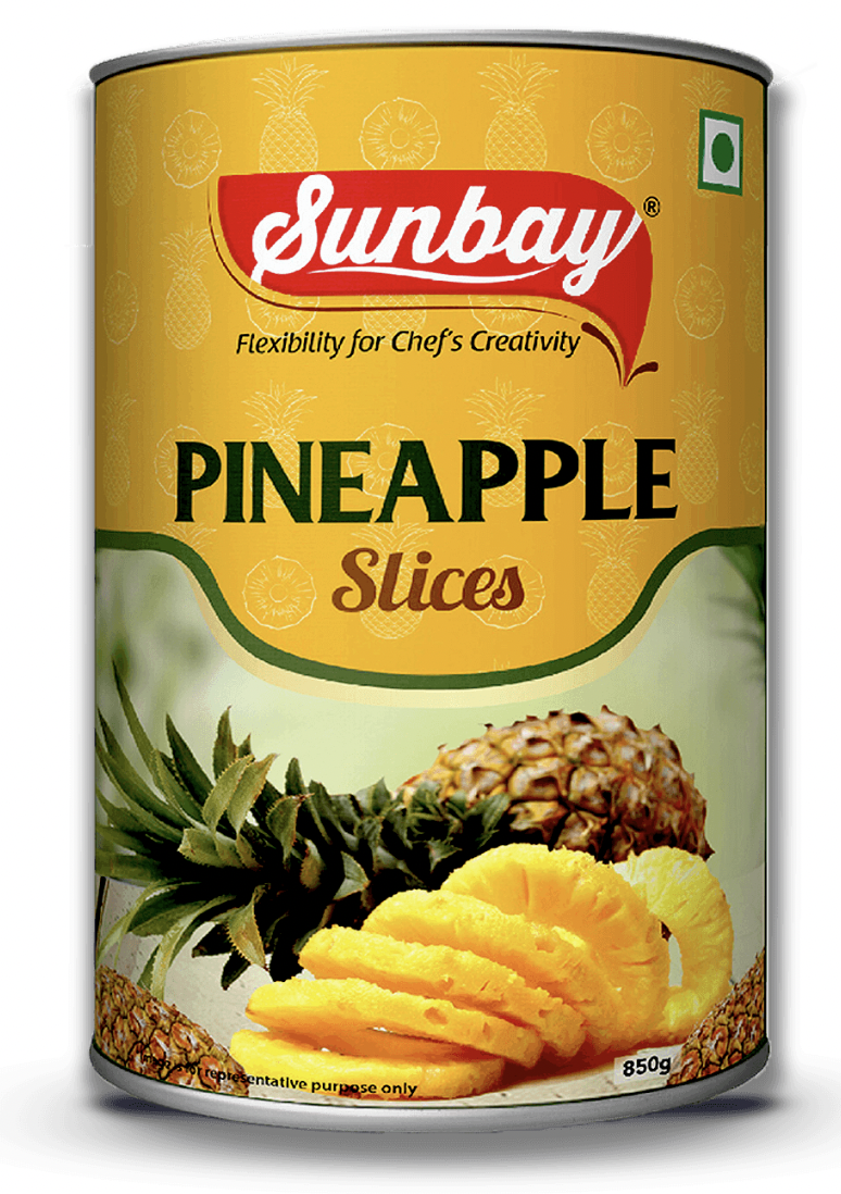 Sunbay - Pineapple Slices, 850 gm (Pack of 1)