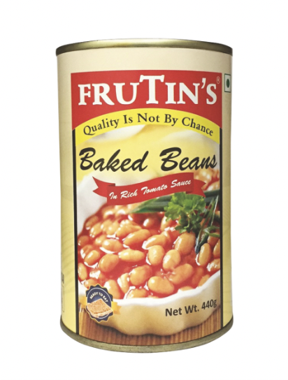 Frutin's - Baked Beans, 440 gm Can (Pack of 1)