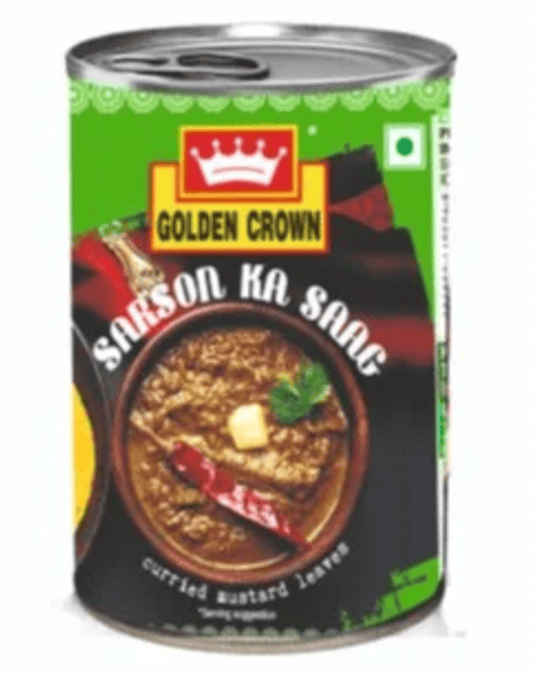 Golden Crown - Sarson Ka Saag, 450 gm (Pack of 1)
