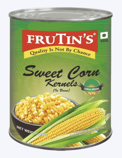 Frutin's - Sweet Corn Kernels, 450 gm (Pack of 1)