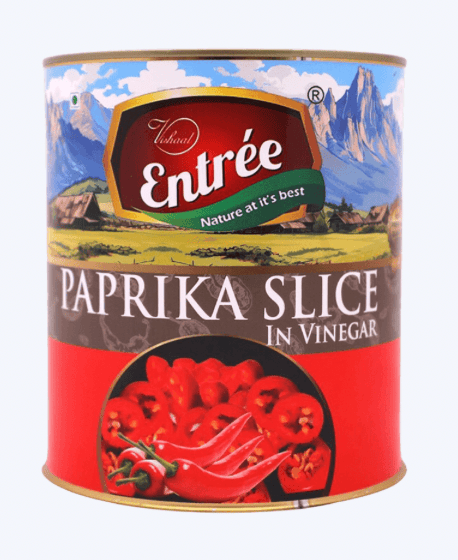 Entree - Red Paprika Slices, 2.9 Kg (Pack of 1)
