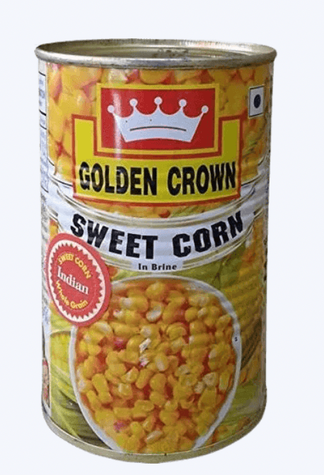 Golden Crown - Sweet Corn Kernels (In Brine), 400 gm (Pack of 1)