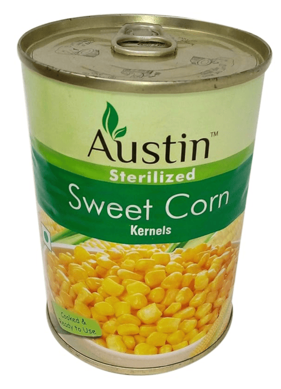 Austin - Sweet Corn Kernels (Sterilized), 400 gm (Pack of 1)