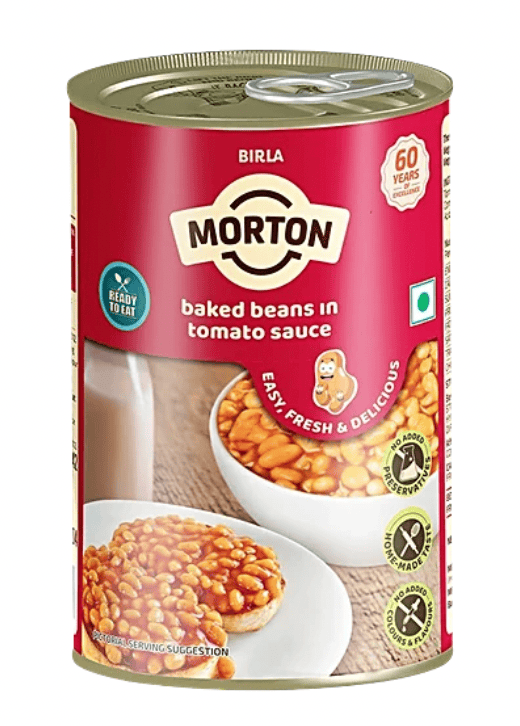 Morton - Baked Beans, 400 - 450 gm (Pack of 1)
