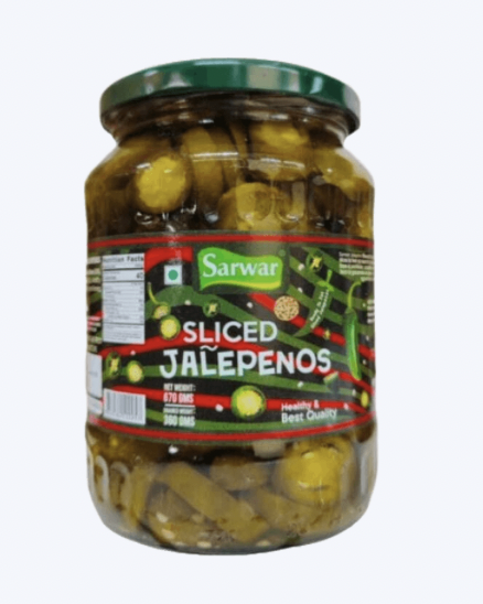 Sarwar - Jalapeno Slices, 670 gm (Pack of 1)