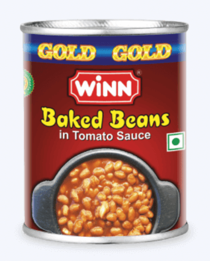 Winn - Baked Beans In Tomato Sauce, 400 gm (Pack of 1)
