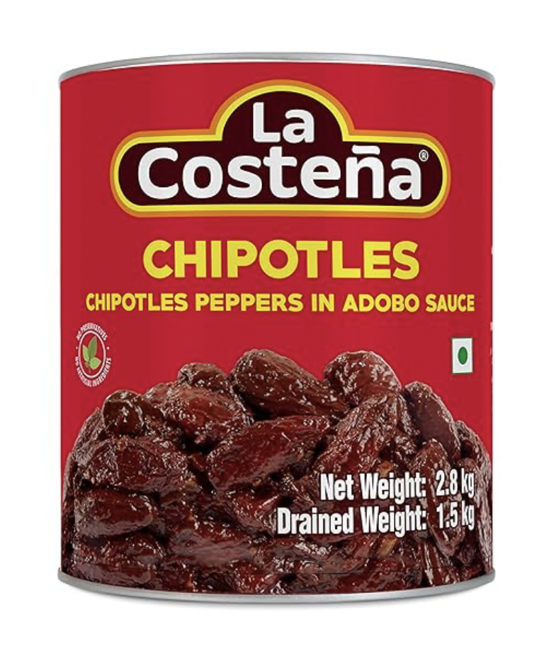 La Costena - Chipotle Peppers in Adoba Sauce, 2.8 Kg (Pack of 1)