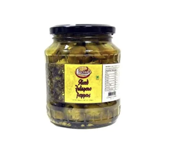 Luciana - Jalapeno Slices, 670-680 gm (Pack of 1)