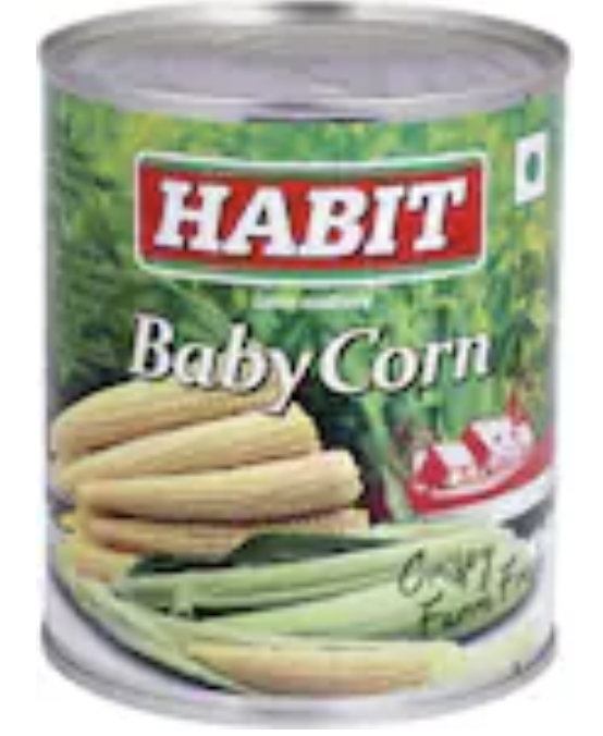 Habit - Baby Corn, 800 gm (Pack of 1)