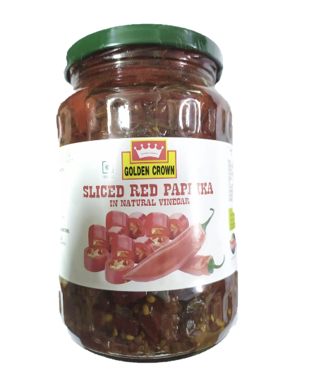 Golden Crown - Red Paprika (Sliced), 680 gm (Pack of 1)