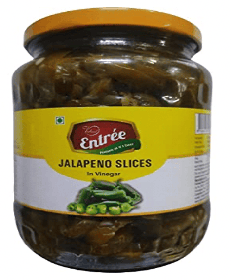 Entree - Jalapeno Slices In Vinegar, 670 gm (Pack of 1)