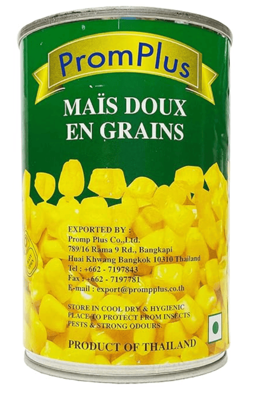 PromPlus - Sweet Whole Kernel Corn, 410 gm (Pack of 1)