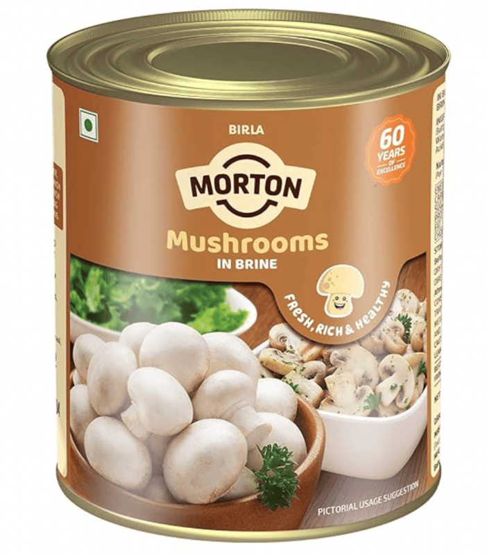 Morton - Mushroom (In Brine), 800 gm (Pack of 1)