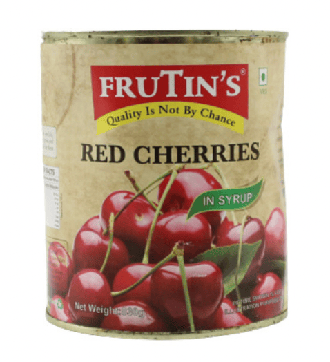 Frutin's - Red Cherries in Syrup, 830 gm (Pack of 1)