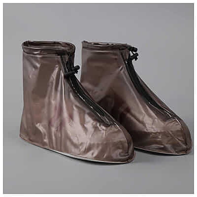 PVC Rain Boots Reusable Waterproof Motorcycle Protective Shoe Cover PU Rubber Plastic
