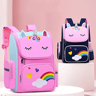 Unicorn Primary School Students Cartoon Schoolbag 1-3-6 Grade Space Children's Schoolbag Kindergarten Backpack
