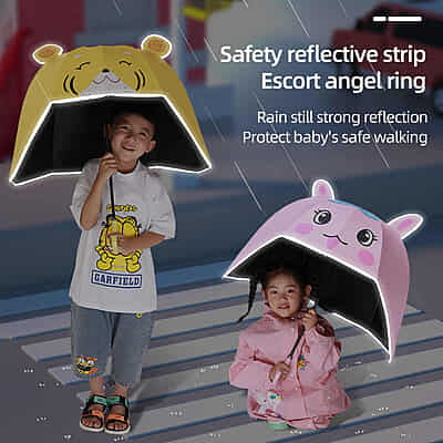 new glue lovely sunny and rainy umbrella Automatic kids umbrella folding children's umbrella