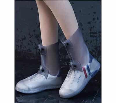 Waterproof shoe cover,Durable TPE material 1mm thickness, anti slip, adjustable