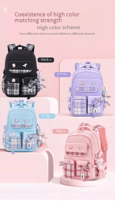 Versatile Canvas Multi-pockets Casual Double Shoulder Bag Portable Large Capacity Backpack Student School Bags Versatile Canvas Multi-pockets Casual Double Shoulder Bag Portable Large Capacity Backpack Student School Bags