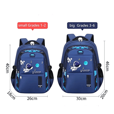Waterproof Children's Backpack Light Oxford Astronaut Pattern Boys , girls Cartoon School Bag Waterproof Children's Backpack Light Oxford Astronaut Pattern Boys , girls Cartoon School Bag