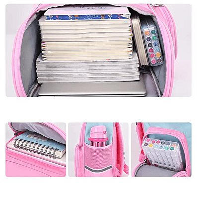 Unicorn Primary School Students Cartoon Schoolbag 1-3-6 Grade Space Children's Schoolbag Kindergarten Backpack