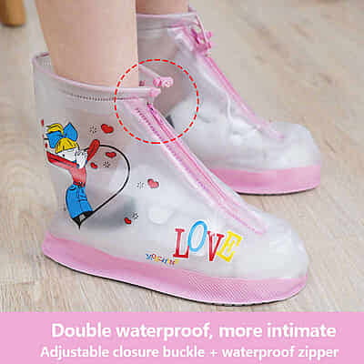 Rain shoes waterproof transparent rain boot warm pvc safety reusable wear-resistant Rain shoes waterproof transparent rain boot warm pvc safety reusable wear-resistant