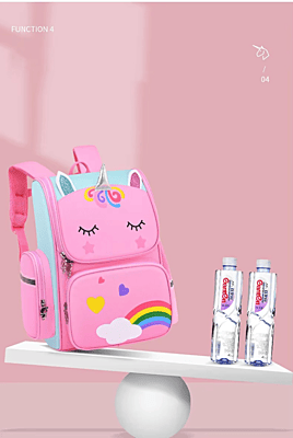Unicorn Primary School Students Cartoon Schoolbag 1-3-6 Grade Space Children's Schoolbag Kindergarten Backpack