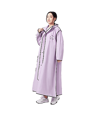 Fashion Hiking Outdoor Cycling EVA Raincoat With Pocket Zipper Adult Women Men Waterproof Poncho rain coat with Glove