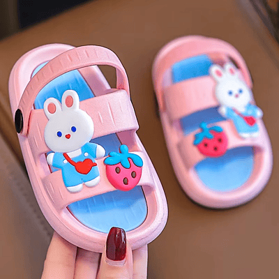 Boys' and Girls' Soft Sole Sandals Anti Slip Cartoon Cute Breathable Hole Shoes Cartoon Baby Sandals Flat Heels Boys' and Girls' Soft Sole Sandals Anti Slip Cartoon Cute Breathable Hole Shoes Cartoon Baby Sandals Flat Heels