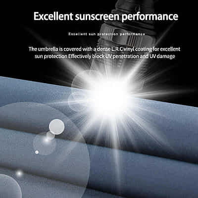 New ten bone black glue automatic umbrella sunny and rainy umbrella