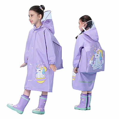 Imported Quality EVA  Cartoon Raincoat Outdoor Gear-for Hiking Climbing Travel Waterproof