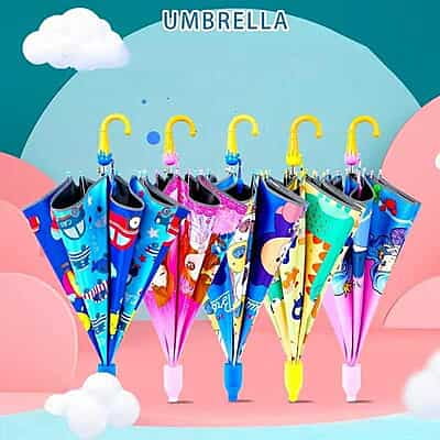 Kids Umbrella Lovely Sunny and Rainy Umbrella Children's Umbrella with Logo Custom Package