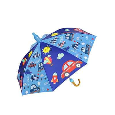 Children's Lovely Manual Open Kitty Umbrella Polyester Straight Design Semi-Automatic Children's Lovely Manual Open Kitty Umbrella Polyester Straight Design Semi-Automatic