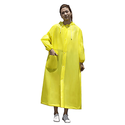 Fashion Raincoats Custom Adult EVA Foldable Rain Coat adult plastic Waterproof Raincoat